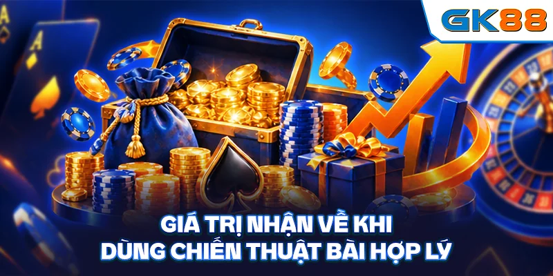 Giá trị nhận về khi dùng chiến thuật bài hợp lý